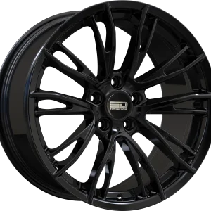 Euro Design – Venice – Black – 18″x8″ 30mm – All weather Wheels – VEN1880F30667GB